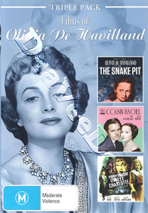 Films of Olivia De Havilland | The Snake Pit / Hush Hush Sweet Charlotte / My Cousin Rachel  |   DVD